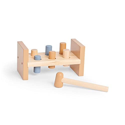 Jollein 118-001-66022 Herz Holz_Spielzeug, Blau, Klein von Jollein