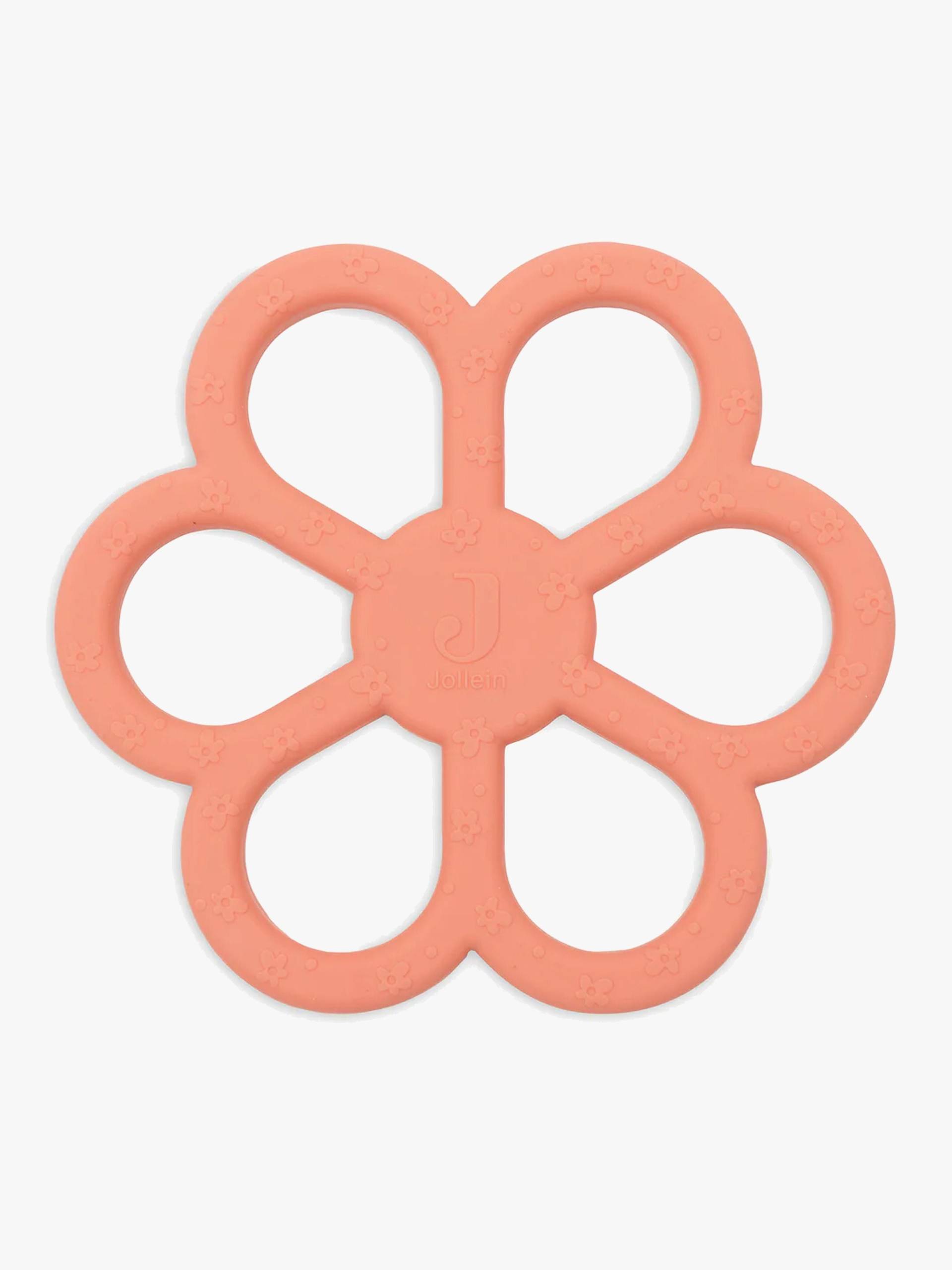 Jollein Beißring Silikon, Flower Coral Rose Jollein Beißring Silikon, Flower Coral Rose von Jollein
