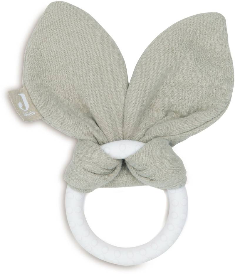 Jollein Bunny Ears Beißring, Olive Green von Jollein