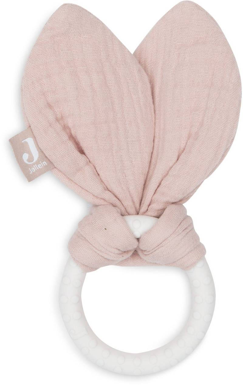 Jollein Bunny Ears Beißring, Wild Rose von Jollein