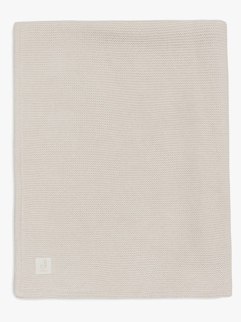 Jollein Decke 75x100 cm Basic Knit/Velvet, Oatmeal von Jollein