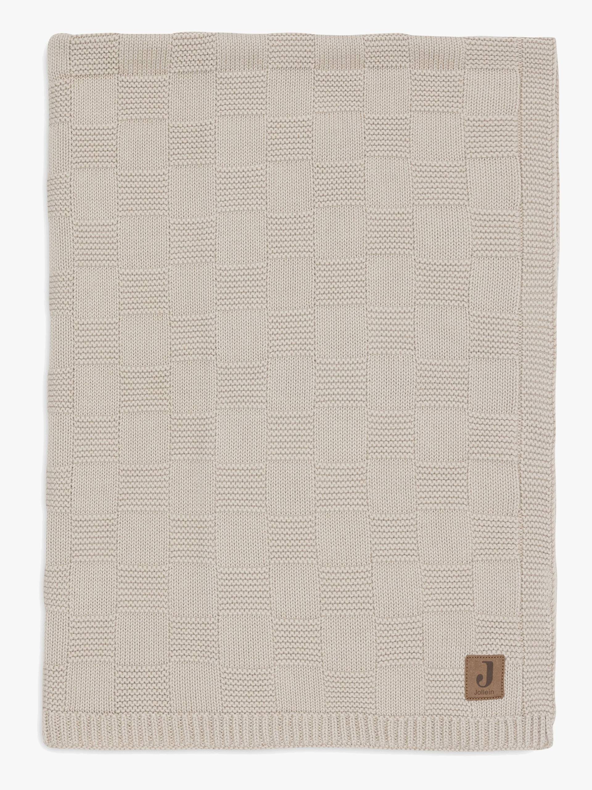 Jollein Decke 75x100 cm Box Knit, Warm Sand von Jollein