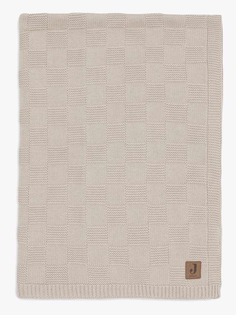 Jollein Decke 75x100 cm Box Knit, Warm Sand Jollein Decke 75x100 cm Box Knit, Warm Sand von Jollein