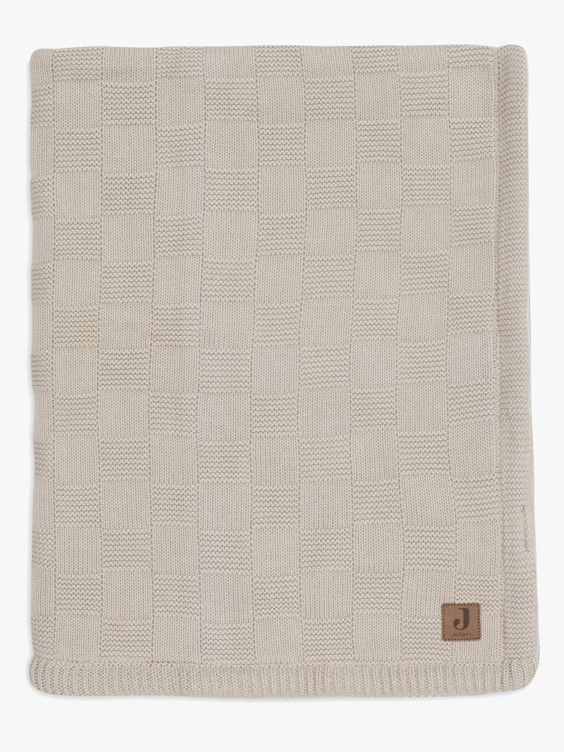 Jollein Decke 75x100 cm Box Knit/Velvet, Warm Sand Jollein Decke 75x100 cm Box Knit/Velvet, Warm Sand von Jollein