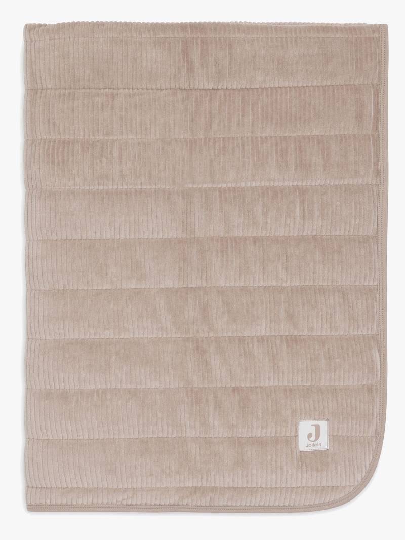 Jollein Decke 75x100 cm Velvet Rib, Milky Coffee Jollein Decke 75x100 cm Velvet Rib, Milky Coffee von Jollein