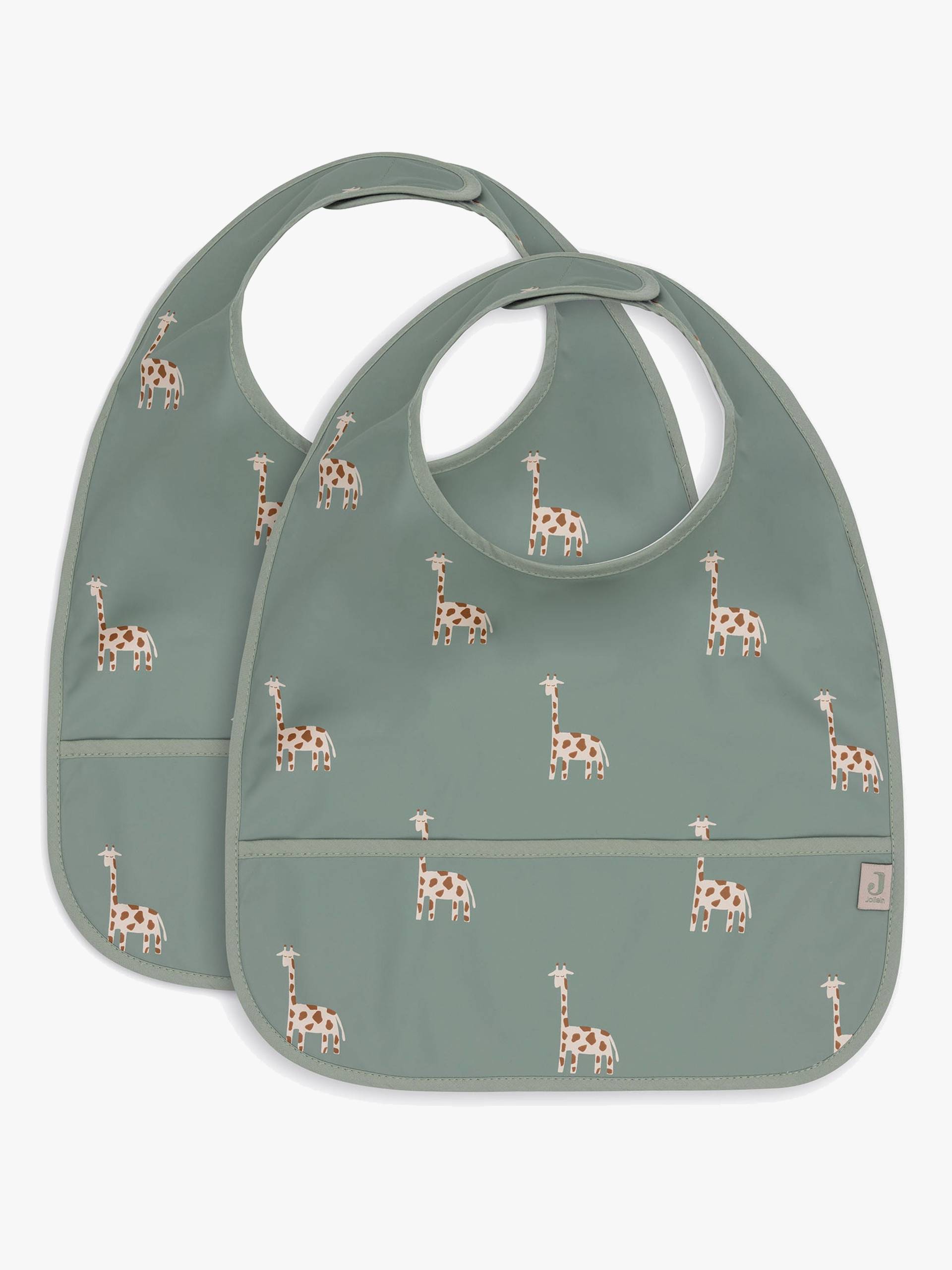 Jollein Lätzchen 2er-Pack, Jungle Jambo von Jollein