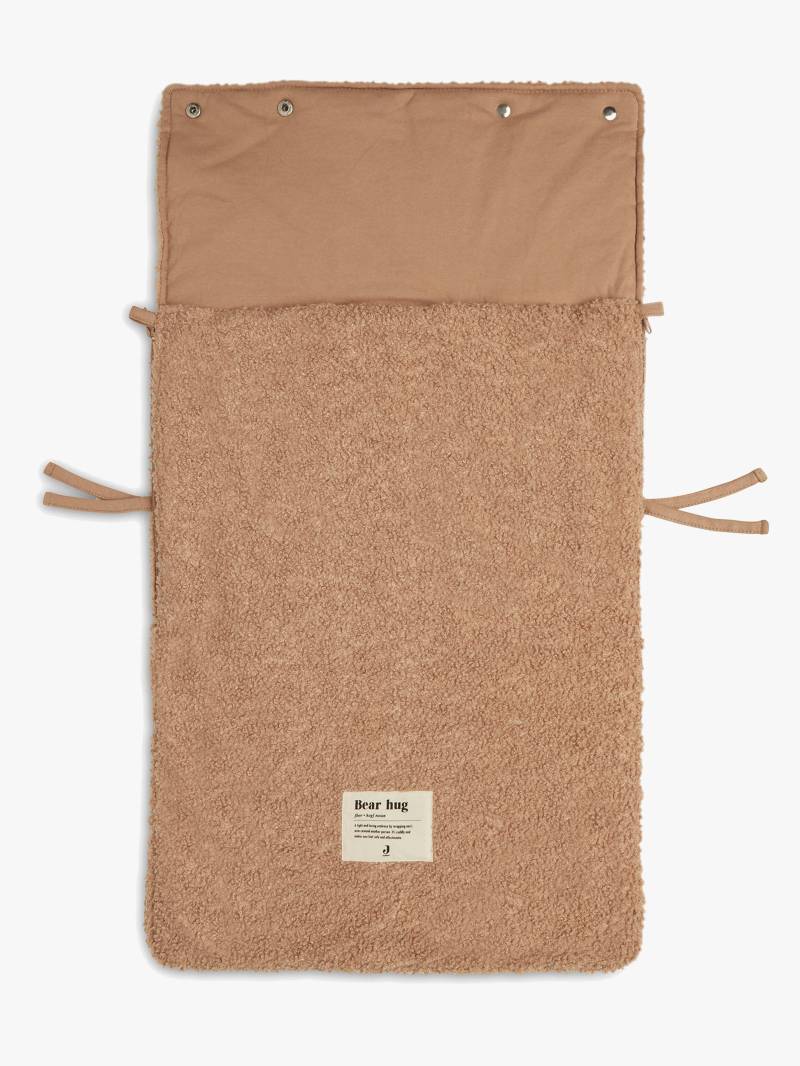 Jollein Mini-Fußsack, Bouclé Biscuit von Jollein