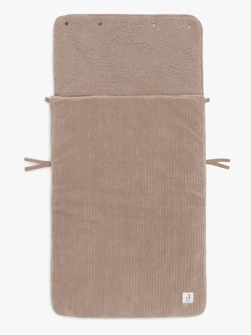 Jollein Mini-Fußsack, Cloudy Rib Milky Coffee von Jollein