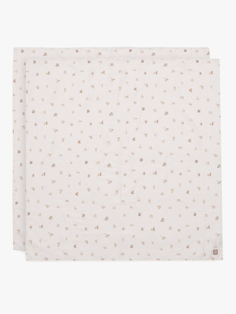 Jollein Musselintuch 115x115 cm 2er-Pack, Animal Friends Jollein Musselintuch 115x115 cm 2er-Pack, Animal Friends von Jollein