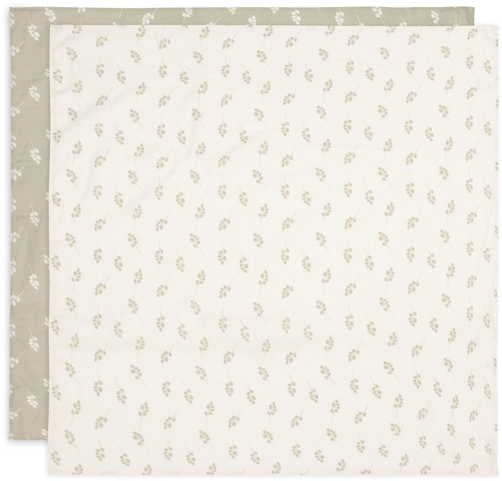 Jollein Musselintuch 2er-Pack, Twig Olive Green Jollein Musselintuch 2er-Pack, Twig Olive Green von Jollein