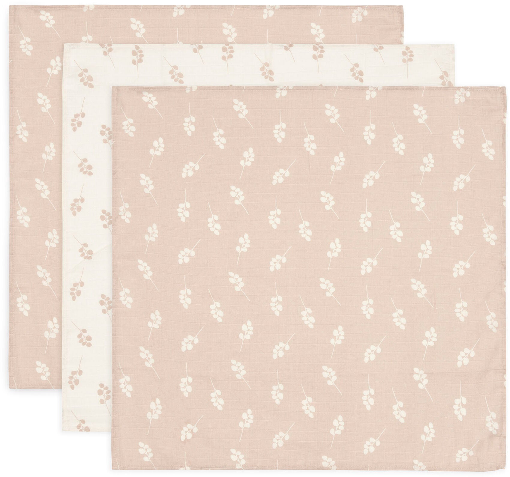 Jollein Musselintuch 3er-Pack, Twig Wild Rose Jollein Musselintuch 3er-Pack, Twig Wild Rose von Jollein