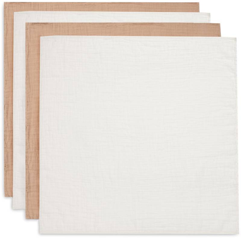 Jollein Musselintuch 4er-Pack, Biscuit/Ivory von Jollein