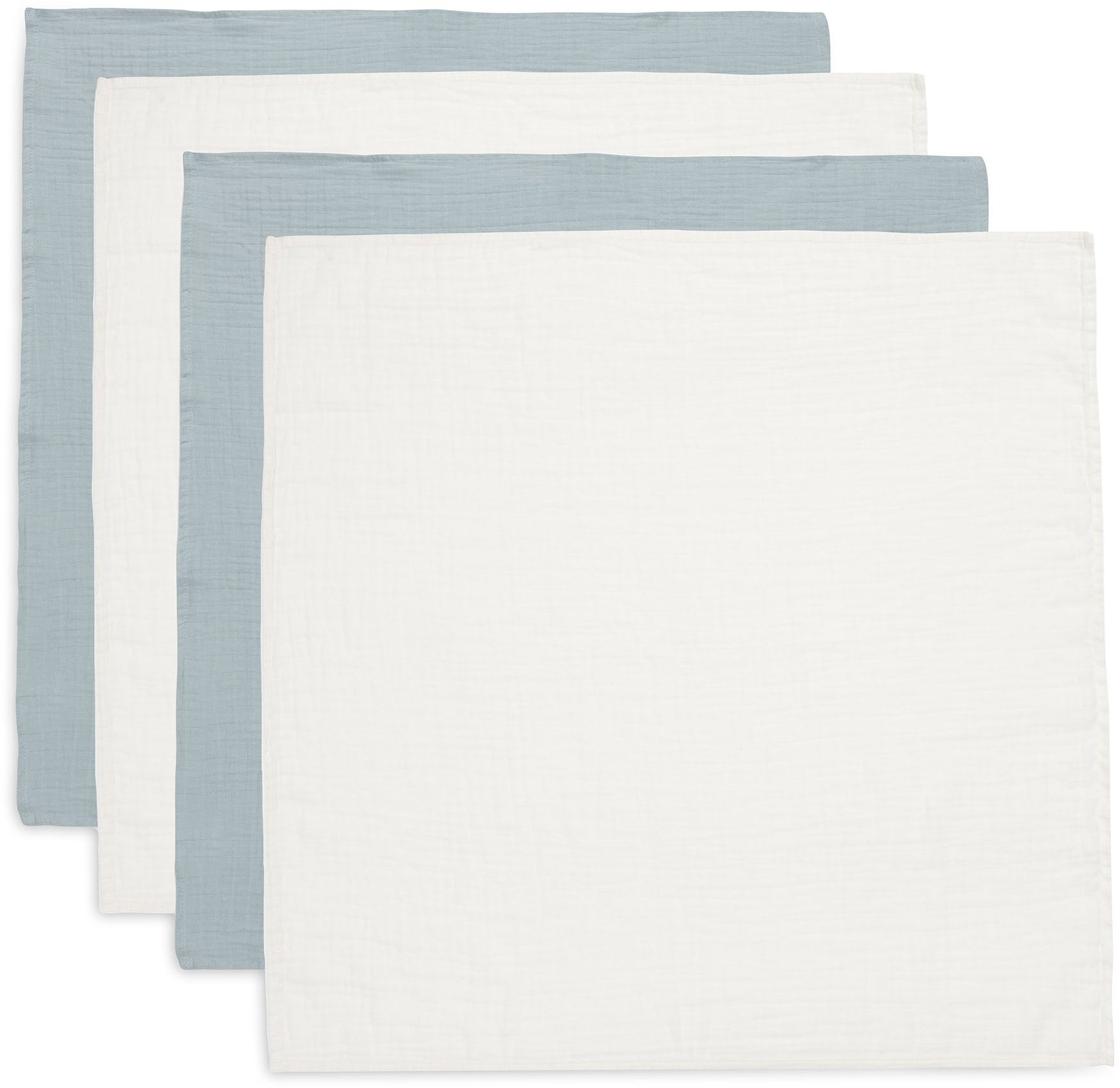 Jollein Musselintuch 4er-Pack, Sea Green/Ivory Jollein Musselintuch 4er-Pack, Sea Green/Ivory von Jollein