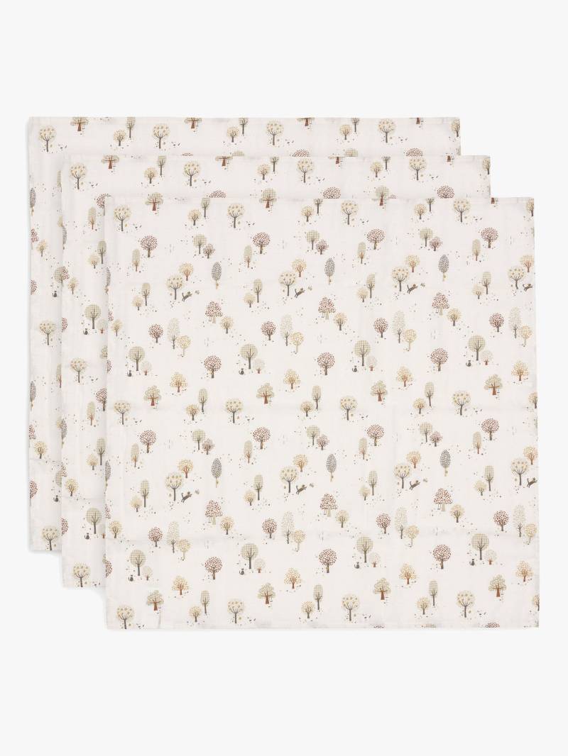 Jollein Musselintuch 70x70 cm 3er-Pack, Tiny Park Jollein Musselintuch 70x70 cm 3er-Pack, Tiny Park von Jollein