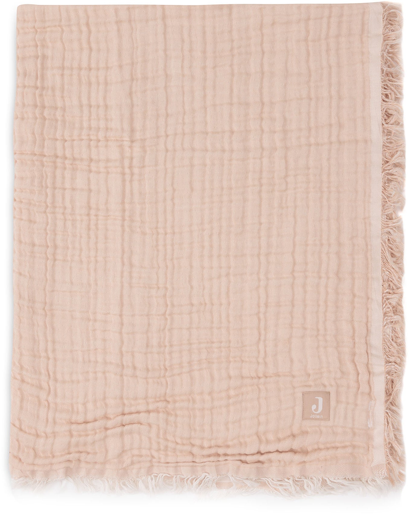 Jollein Musselintuch Fringe, Moonstone/Ivory Jollein Musselintuch Fringe, Moonstone/Ivory von Jollein