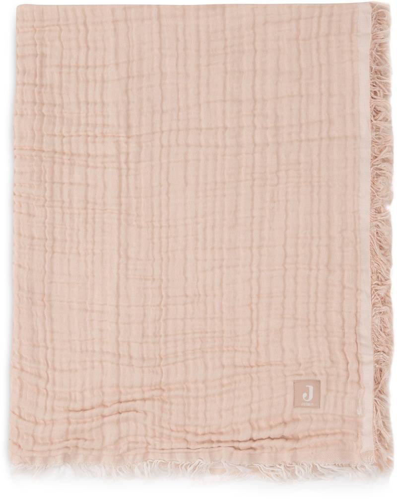 Jollein Musselintuch Fringe, Moonstone/Ivory von Jollein