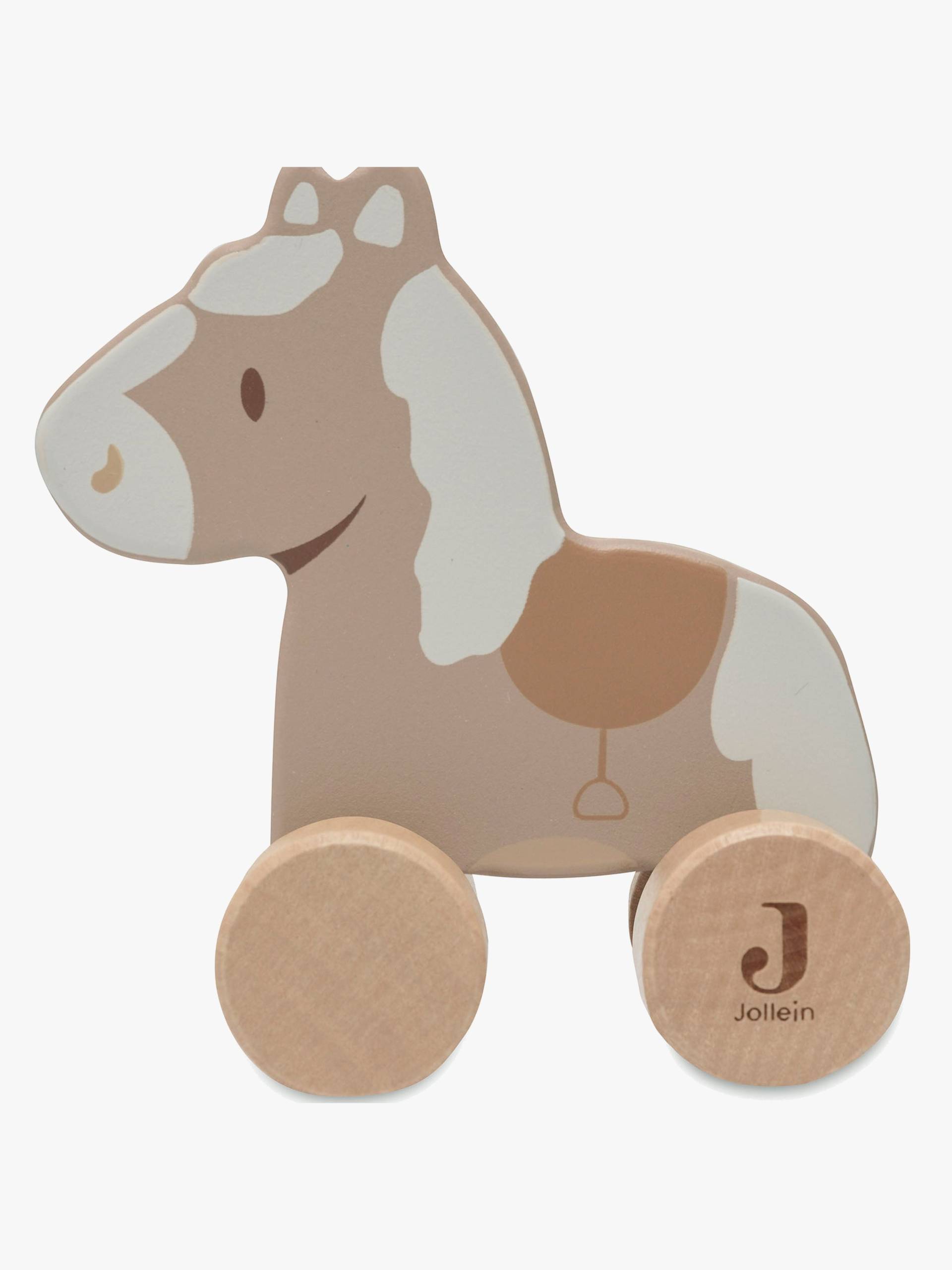 Jollein Pferd auf Rädern Nostalgic Ride Holzspielzeug, Babyspielzeug von Jollein