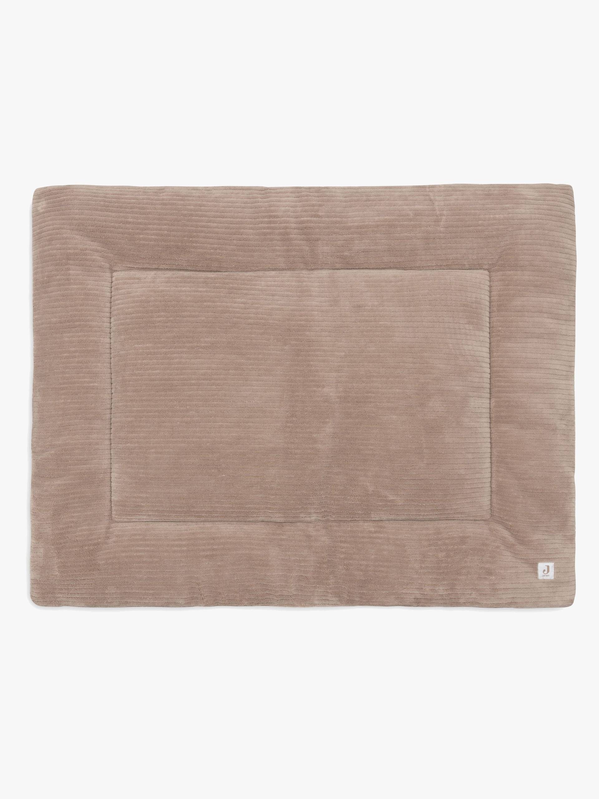 Jollein Playpen Spielteppich Cloudy Rib, Milky Coffee von Jollein