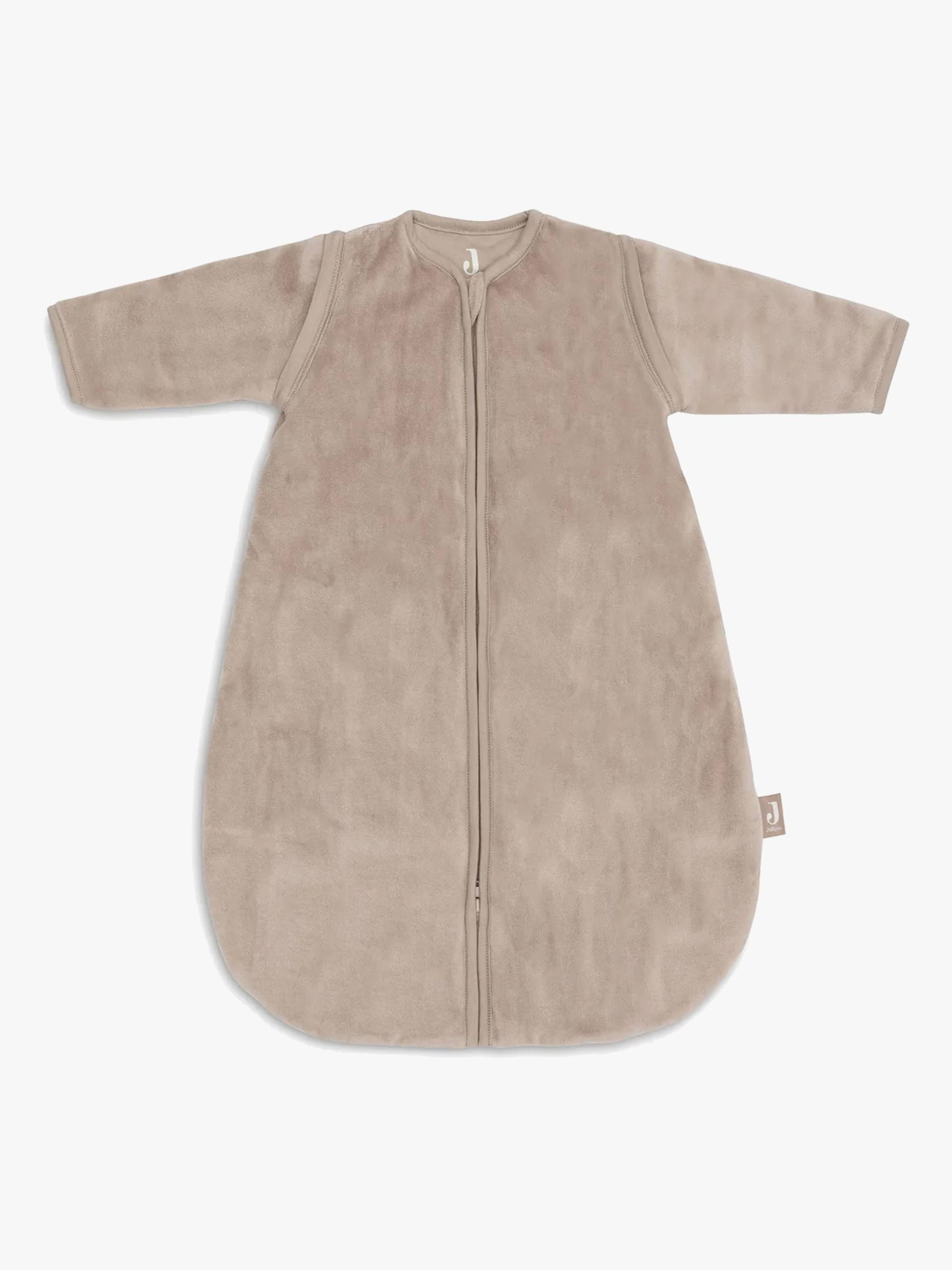 Jollein Schlafsack mit Abnehmbaren Ärmeln Rund 60 cm, Velvet Milk Coffee von Jollein
