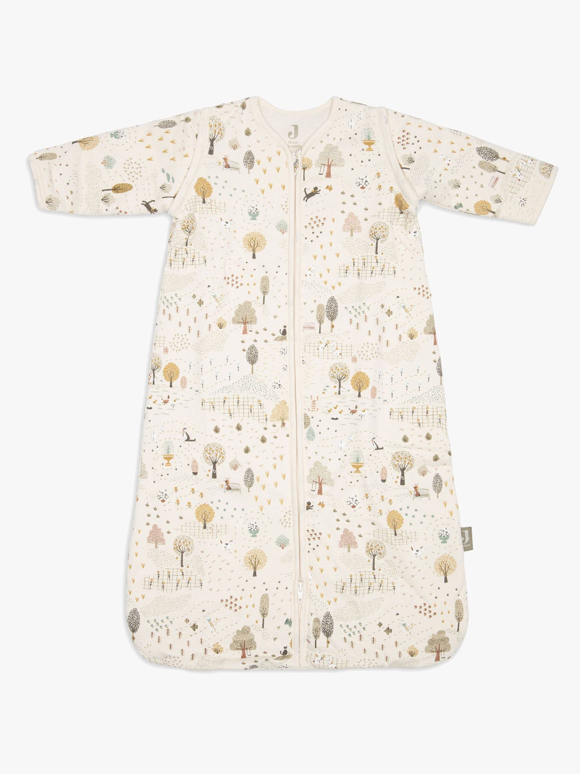 Jollein Schlafsack mit abnehmbaren Ärmeln 70 cm, Tiny Park von Jollein