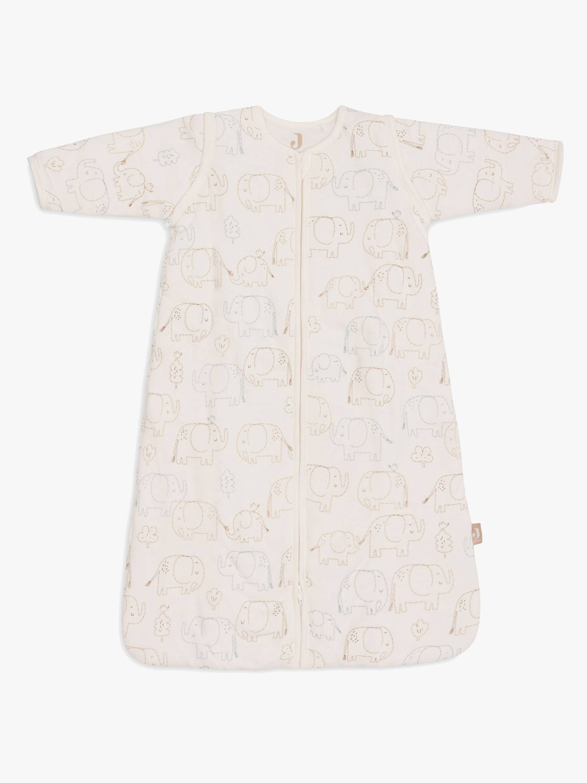 Jollein Schlafsack mit abnehmbaren Ärmeln 90 cm, Elephant Tales von Jollein