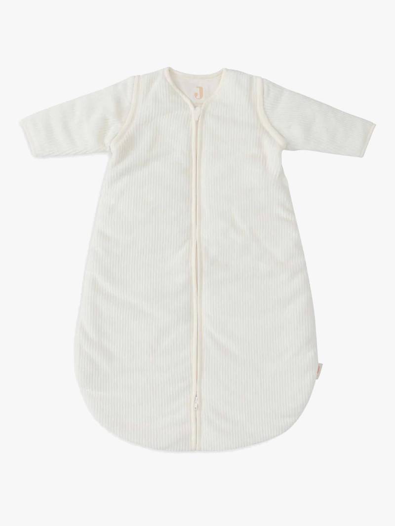 Jollein Schlafsack mit abnehmbaren Ärmeln Rund 90 cm, Rib Ivory von Jollein