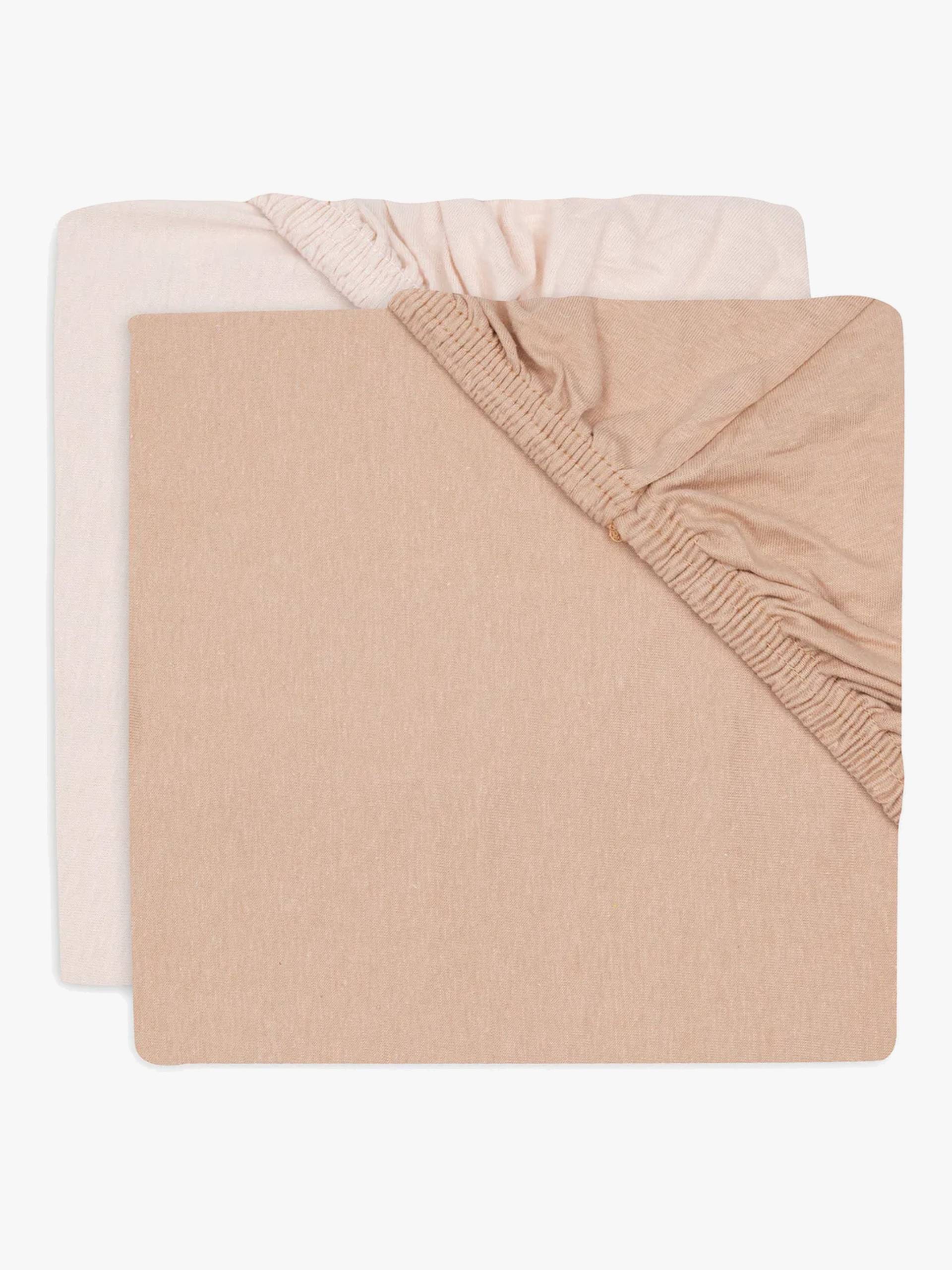 Jollein Spannbettlaken 2er-Pack 40x80, Blush/Wild Rose Jollein Spannbettlaken 2er-Pack 40x80, Blush/Wild Rose von Jollein