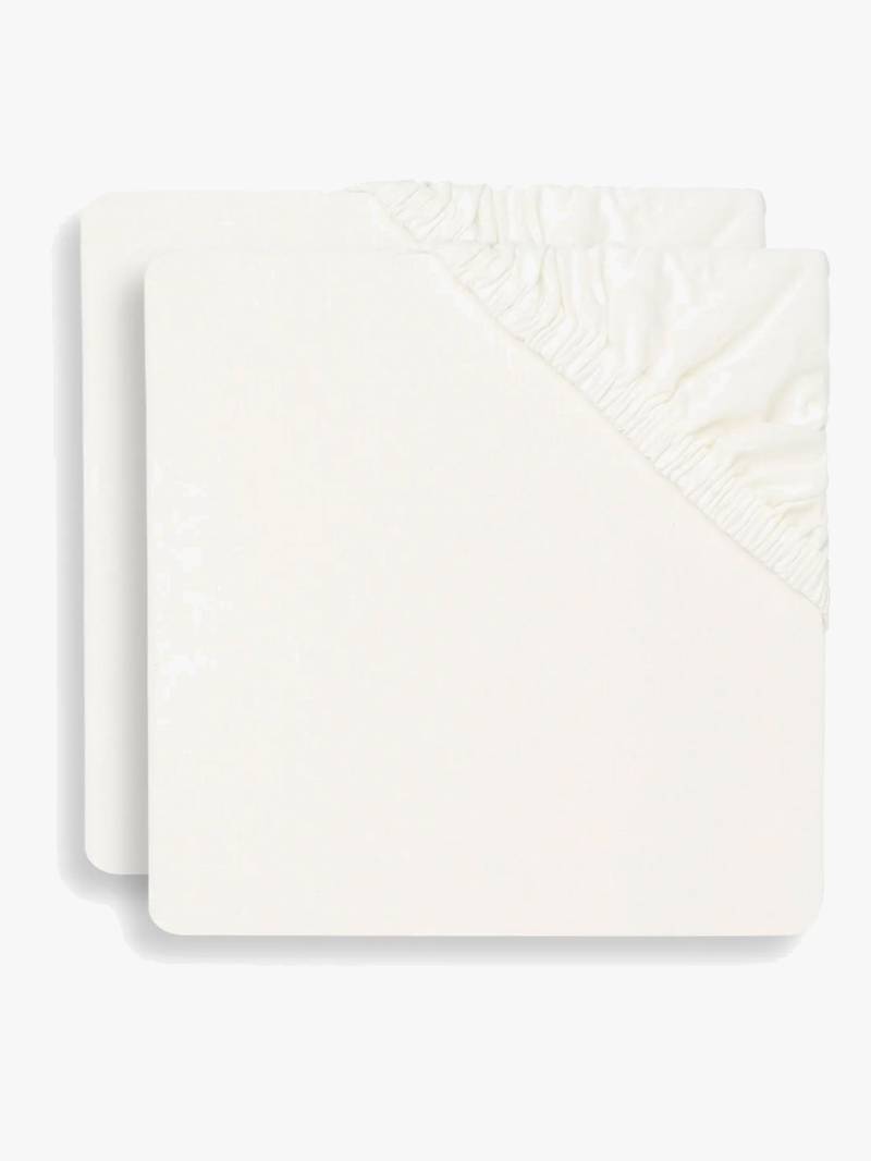 Jollein Spannbettlaken 2er-Pack 60x120, Ivory Jollein Spannbettlaken 2er-Pack 60x120, Ivory von Jollein
