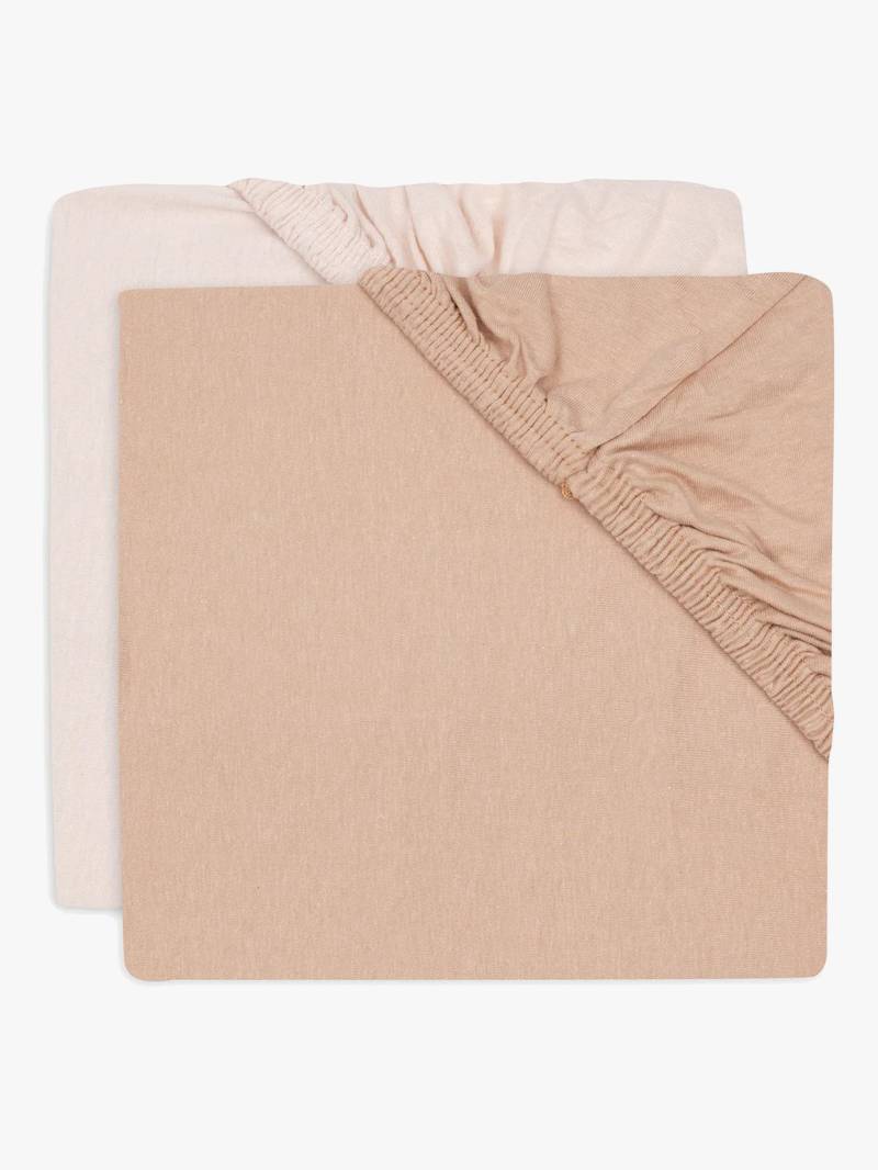 Jollein Spannbettlaken 60x120 2er-Pack, Blush/Wild Rose Jollein Spannbettlaken 60x120 2er-Pack, Blush/Wild Rose von Jollein