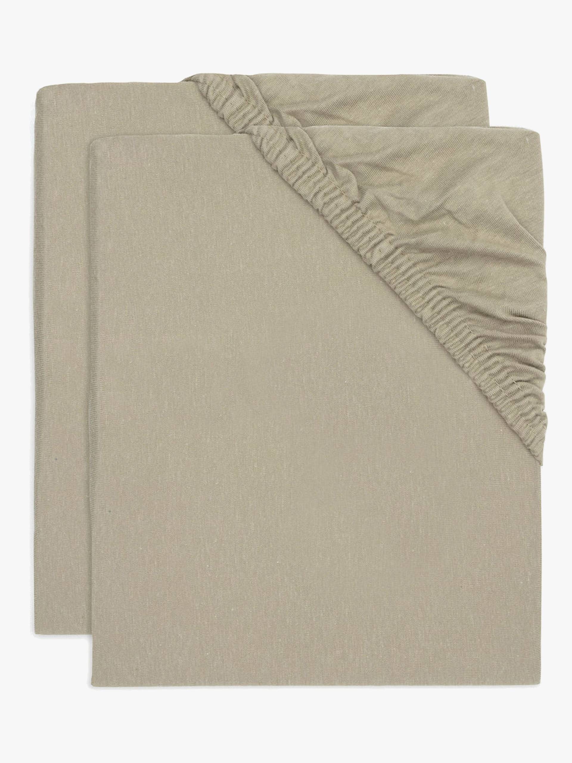Jollein Spannbettlaken 60x120 2er-Pack, Olivgrün Jollein Spannbettlaken 60x120 2er-Pack, Olivgrün von Jollein