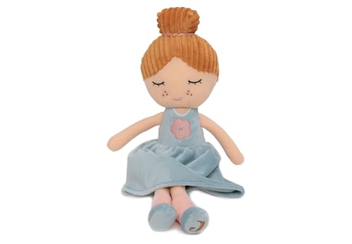 Jollein Stoffpuppe Kuschelpuppe - Doll Rose - 100% Polyester - 32x10x6cm - Kuscheltier - Puppe von Jollein