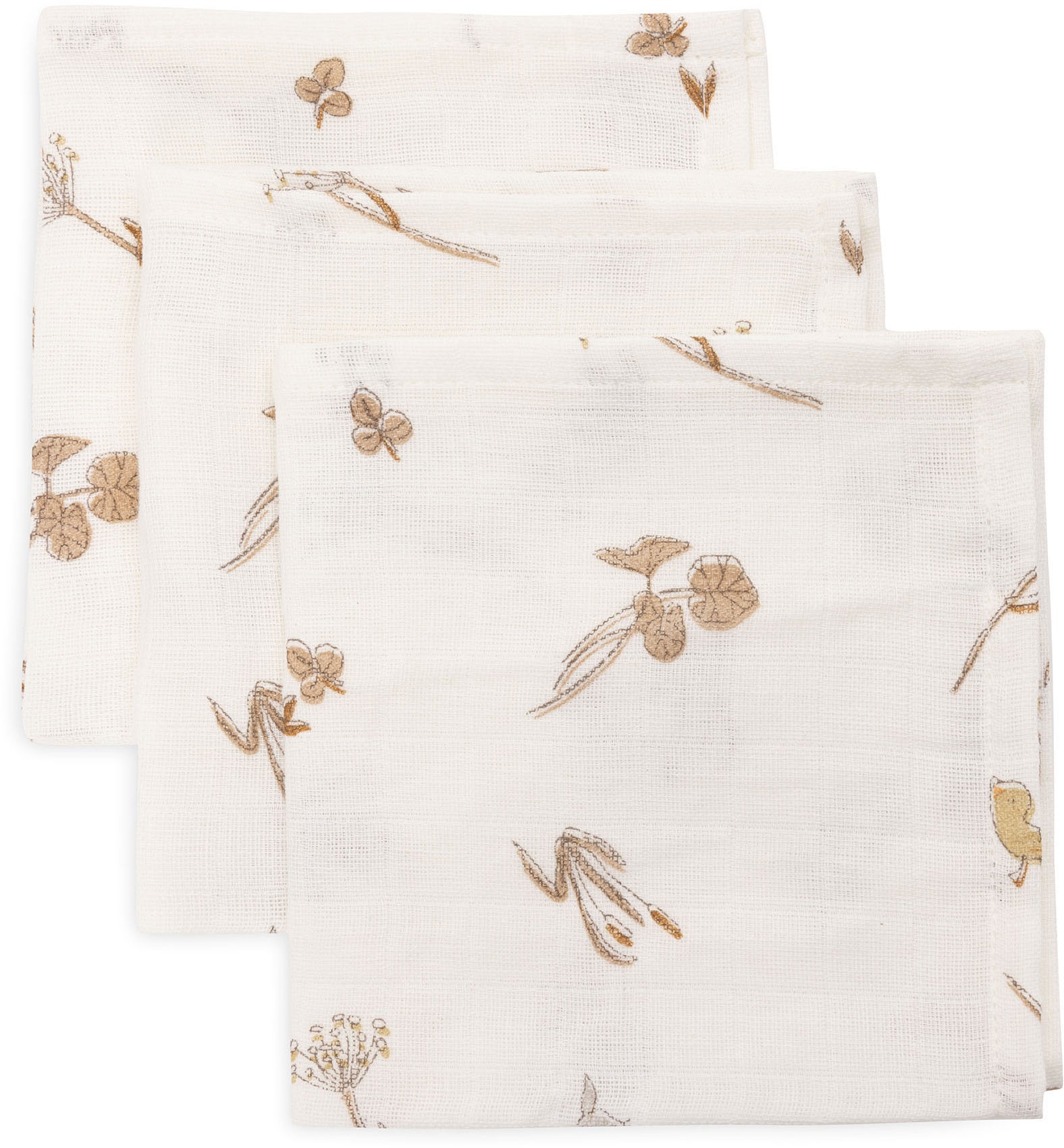 Jollein Waschlappen Musselin 3er-Pack, Riverside Jollein Waschlappen Musselin 3er-Pack, Riverside von Jollein
