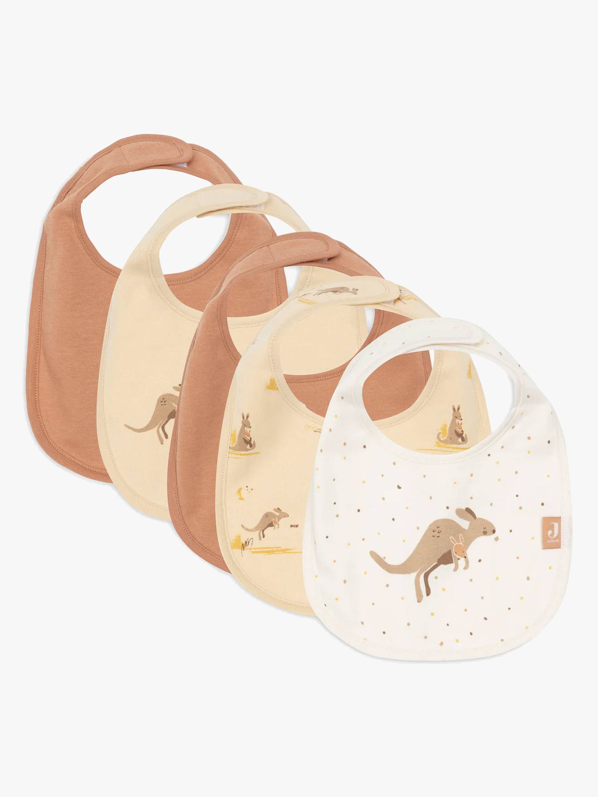 Jollein Wasserdichte Lätzchen 5er-Pack, Kangaroots Jollein Wasserdichte Lätzchen 5er-Pack, Kangaroots von Jollein
