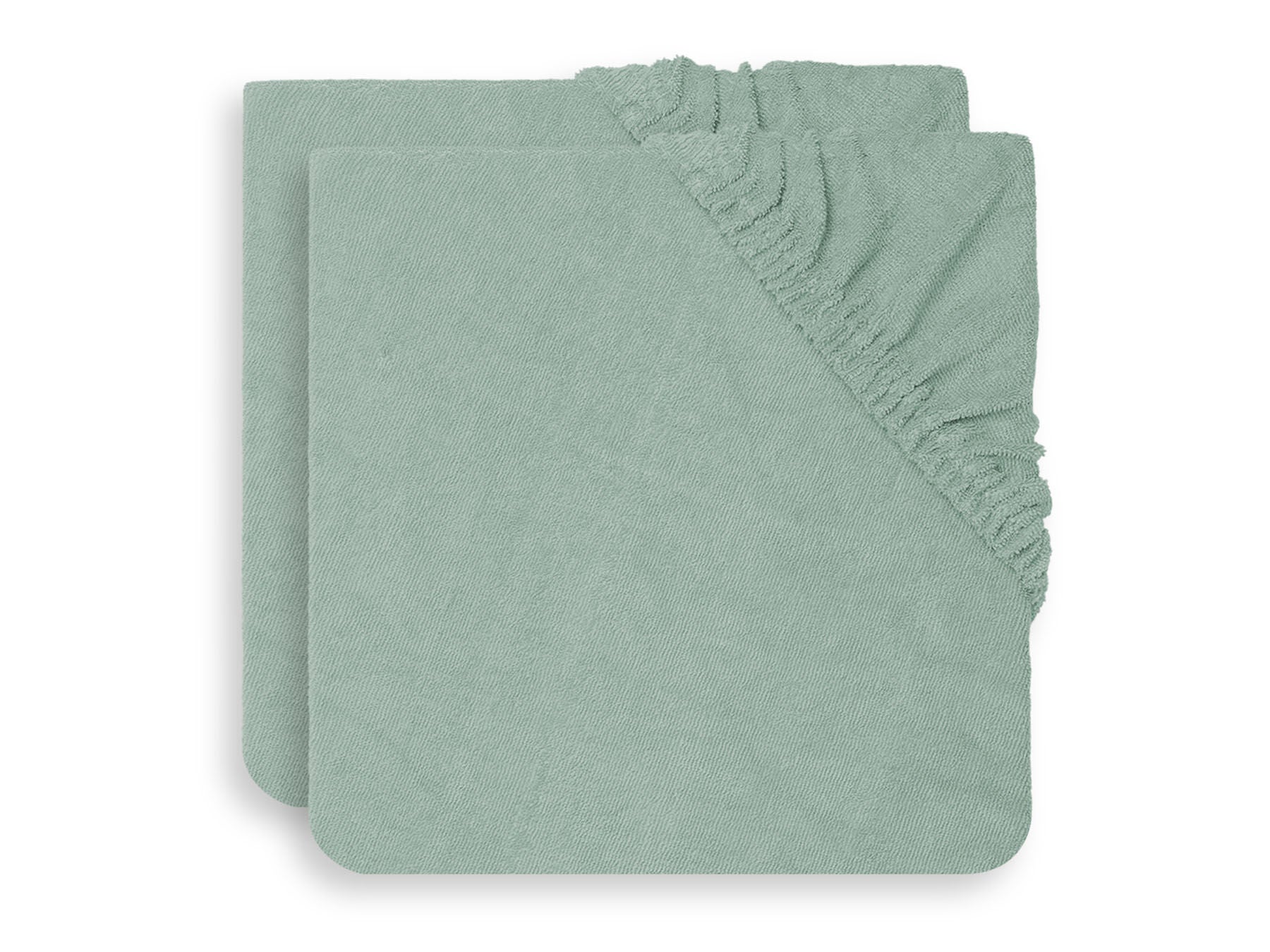 Jollein Wickelauflagenbezüge 50x70 Cm 2er-Pack, Ash Green von Jollein