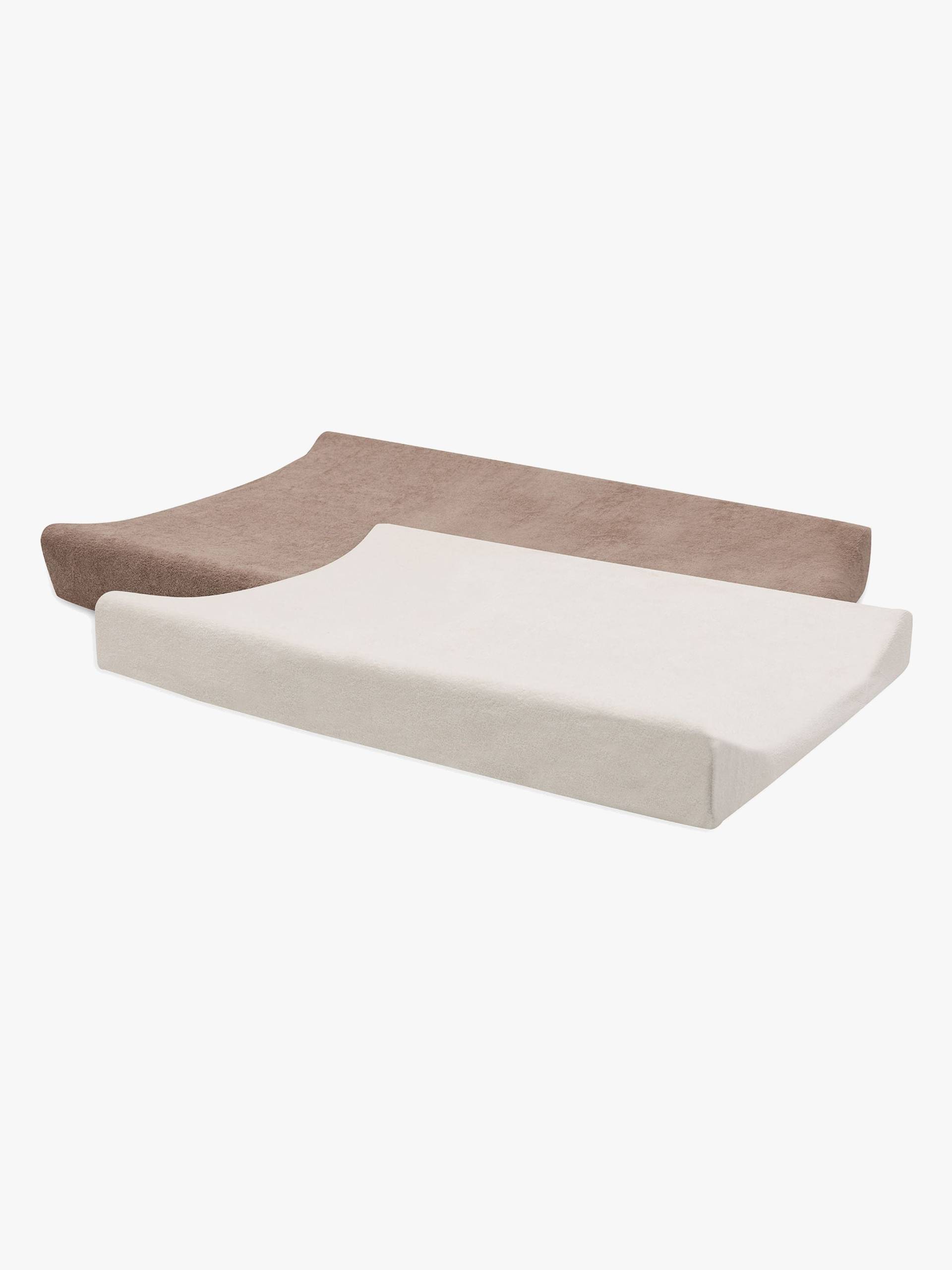 Jollein Wickelauflagenbezüge 50x70cm 2er-Pack, Milky Coffee/Ivory Jollein Wickelauflagenbezüge 50x70cm 2er-Pack, Milky Coffee/Ivory von Jollein