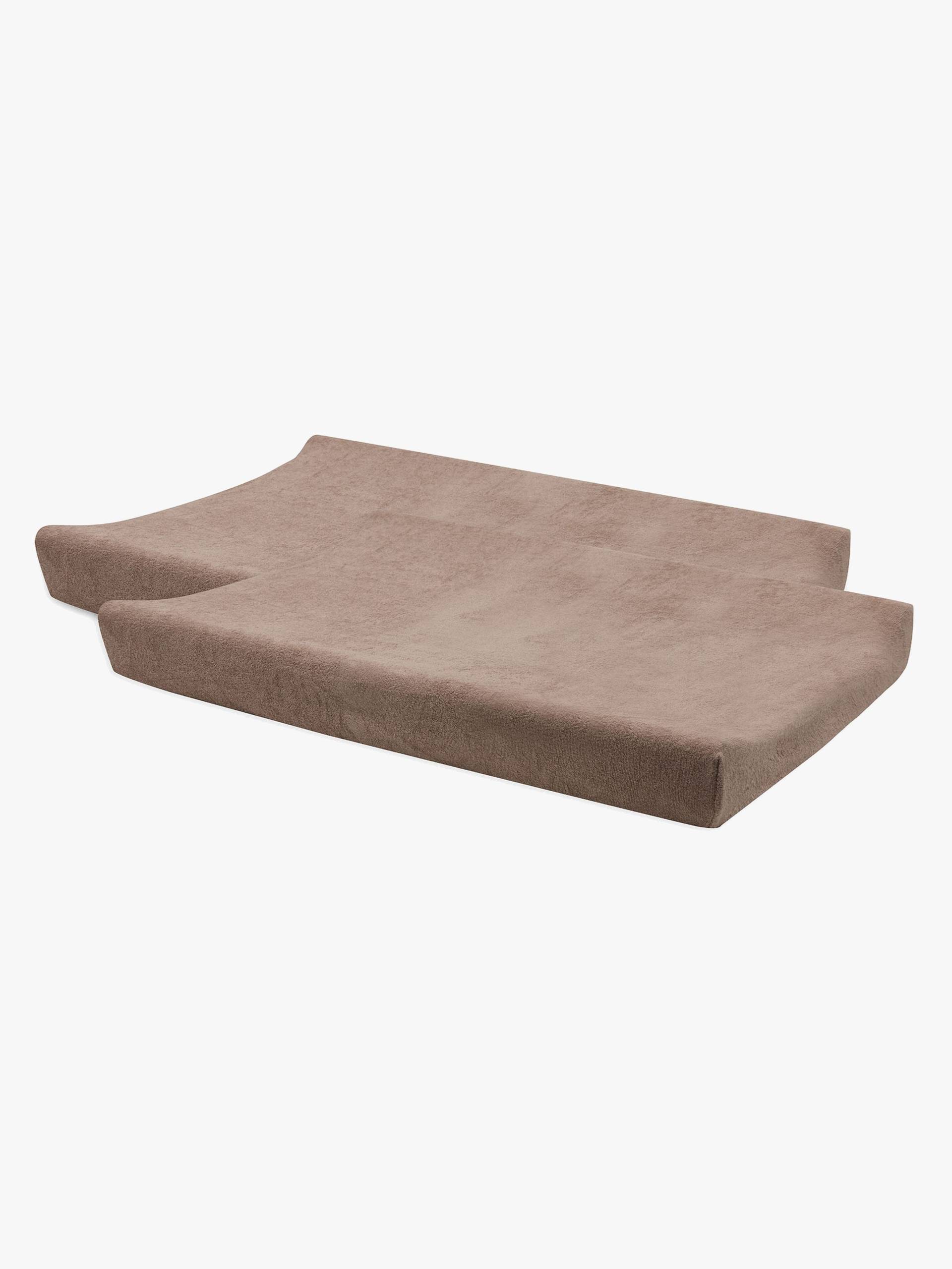 Jollein Wickelauflagenbezüge 50x70cm 2er-Pack, Milky Coffee Jollein Wickelauflagenbezüge 50x70cm 2er-Pack, Milky Coffee von Jollein