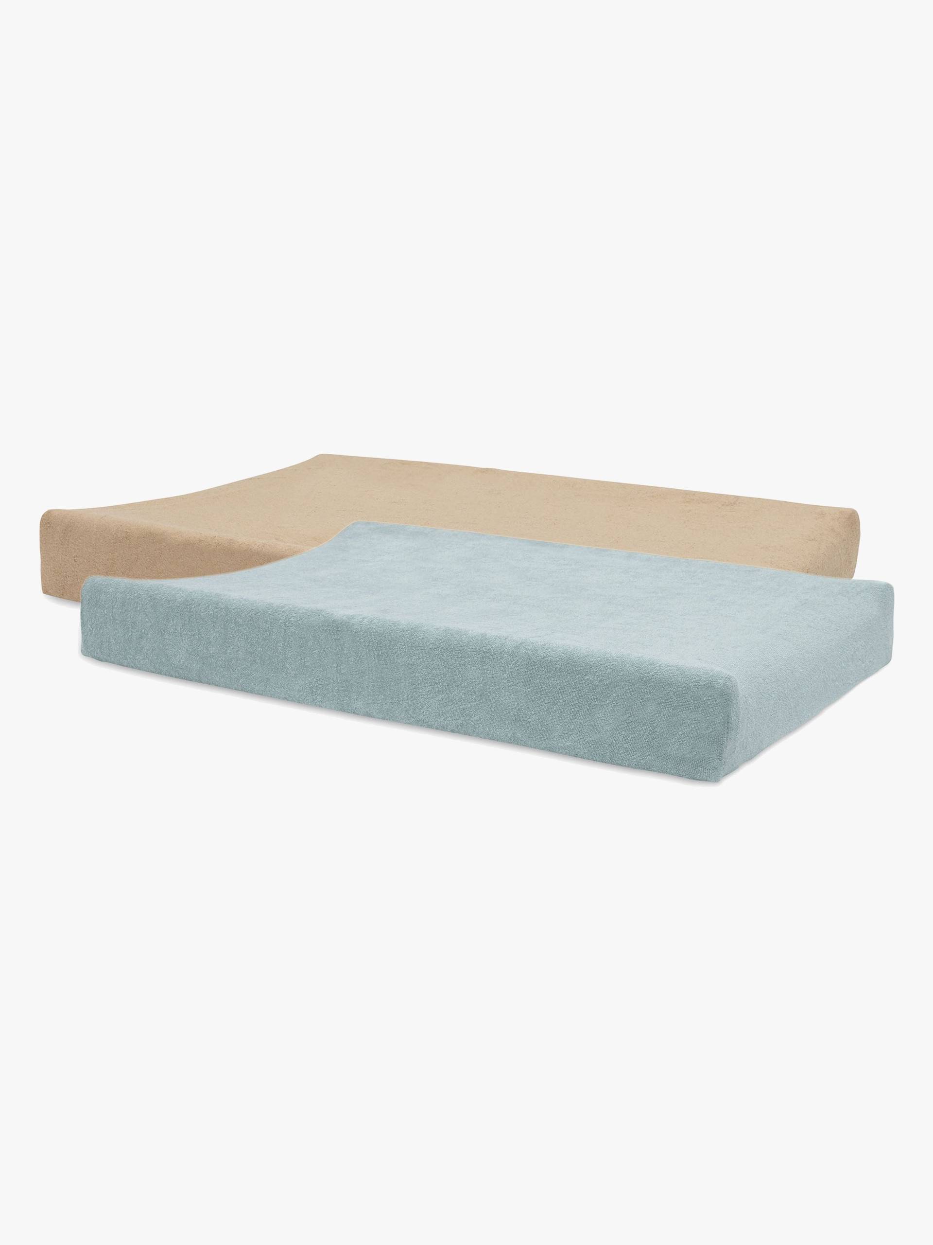 Jollein Wickelauflagenbezüge 50x70cm 2er-Pack, Sea Green/Biscuit Jollein Wickelauflagenbezüge 50x70cm 2er-Pack, Sea Green/Biscuit von Jollein