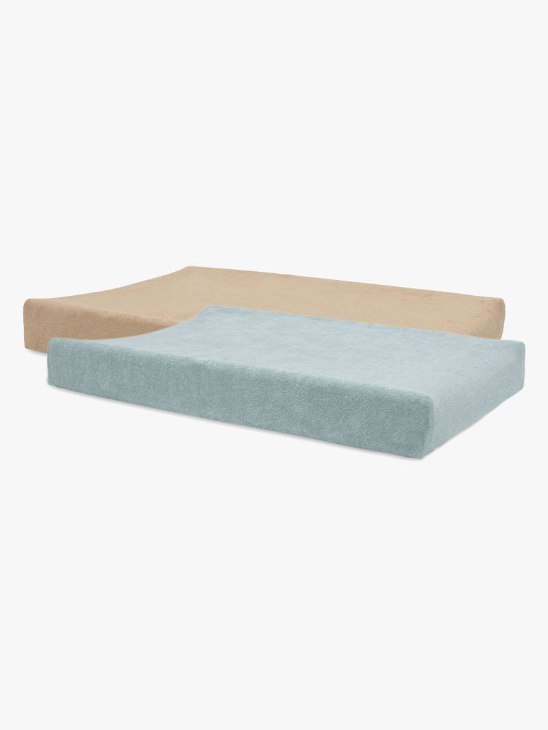 Jollein Wickelauflagenbezüge 50x70cm 2er-Pack, Sea Green/Biscuit Jollein Wickelauflagenbezüge 50x70cm 2er-Pack, Sea Green/Biscuit von Jollein