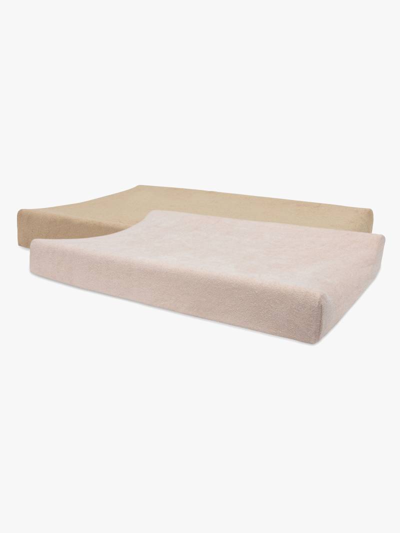Jollein Wickelauflagenbezüge 50x70cm 2er-Pack, Wild Rose/Biscuit Jollein Wickelauflagenbezüge 50x70cm 2er-Pack, Wild Rose/Biscuit von Jollein