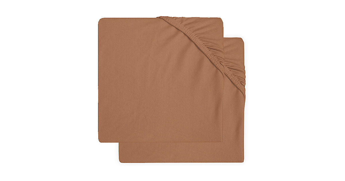 Spannbettlaken Jersey, 60 x 120 cm, caramel, 2er Set camel Gr. 120 x 60 Spannbettlaken Jersey, 60 x 120 cm, caramel, 2er Set camel Gr. 120 x 60 von jollein