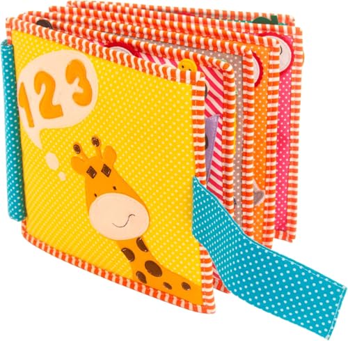 Jolly Designs – 1,2,3 – 10 Seiten Premium - Quiet Book – Montessori Spielzeug ab 3 Jahren – Motorik & Sensorik fördern – Handgefertigtes Filzbuch – Lernspielzeug für Kleinkinder – Busy Book von Jolly Designs