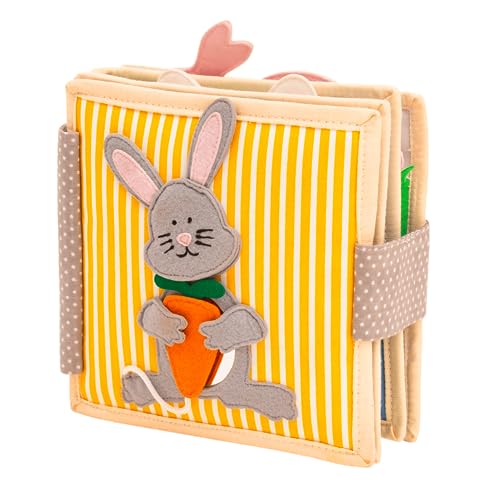Jolly Designs Funny Bunny - Montessori Buch für Mädchen und Jungen ab 18 Monaten von Jolly Designs