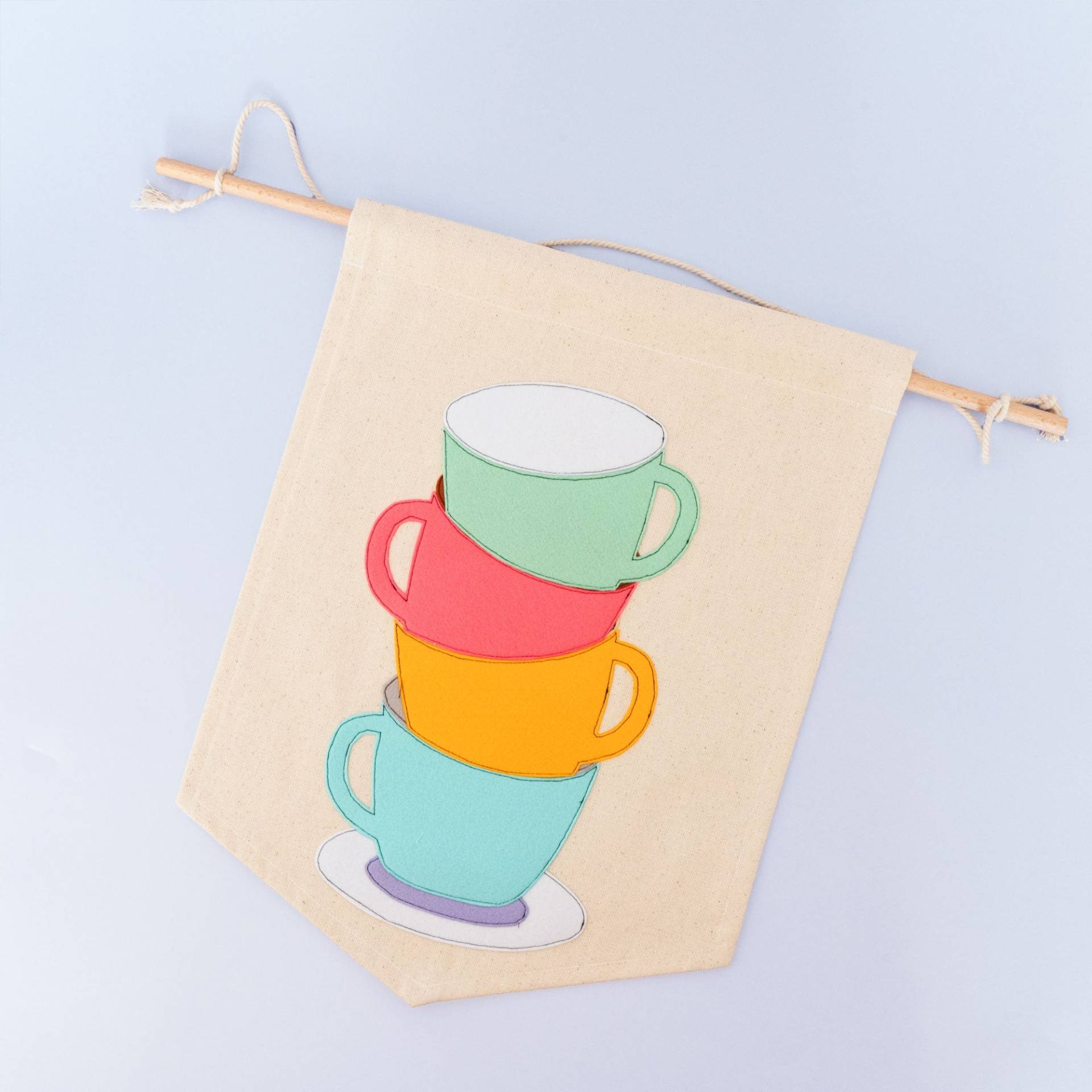 Tassendesign Wandteppich Tassendesign Wandteppich von Jolly Designs