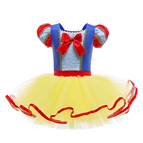 Jolly Fancy - Prinzessin Schneewittchen Ballerina Ballett Tütü Kleid Kostüm Ballettkleid Tanzkleid Baby Mädchen Größe 18-24 Monate 92 von Jolly Fancy