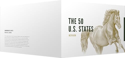 Souvenirschein 100 Dollar Nevada - The Silver State- Geschenkidee in attraktiver und hochwertiger Umverpackung von JollyBooks