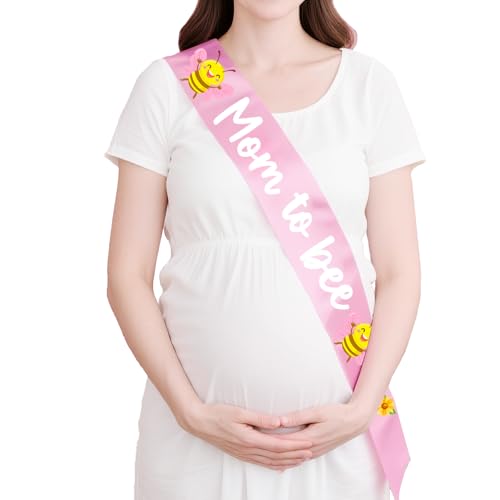 Jollyboom Bee Baby Shower Dekorationen Mädchen, Mutter zu Biene Schärpe für Honig Willkommen Baby Geschlecht Enthüllung Party Dekorationen Schwangerschaft Geschenk Jollyboom Bee Baby Shower Dekorationen Mädchen, Mutter zu Biene Schärpe für Honig Willkommen Baby Geschlecht Enthüllung Party Dekorationen Schwangerschaft Geschenk von Jollyboom