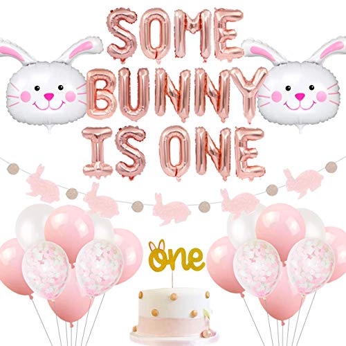 Jollyboom Bunny 1st Birthday Party Dekorationen liefert einige Bunny ist EIN Ballons Bunny Folienballons Girlande für Osterhasen Birthday Party Supplies von Jollyboom