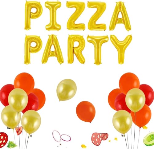 Jollyboom Pizza-Party-Dekorationen Pizza-Party-Zeit für Geburtstagsfeier-Babyparty-Dekoration Jollyboom Pizza-Party-Dekorationen Pizza-Party-Zeit für Geburtstagsfeier-Babyparty-Dekoration von Jollyboom