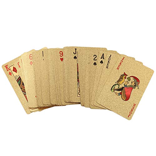 Jolsaawie 1 StüCke 24 Karat Gold Spiel Karten Kunststoff Poker Spiel Deck Folie Poker Pack Karten wasserdichte Karte Jolsaawie 1 StüCke 24 Karat Gold Spiel Karten Kunststoff Poker Spiel Deck Folie Poker Pack Karten wasserdichte Karte von Jolsaawie