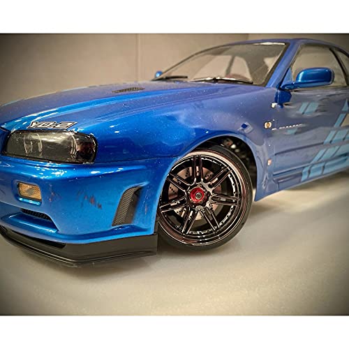 Jolsaawie 4 StüCke Metall Bremse Scheibe Felgen Kasten Metall Hex Adapter 12Mm für 1/10 D4 On-Road Racing RC Auto Teile,Silber Jolsaawie 4 StüCke Metall Bremse Scheibe Felgen Kasten Metall Hex Adapter 12Mm für 1/10 D4 On-Road Racing RC Auto Teile,Silber von Jolsaawie